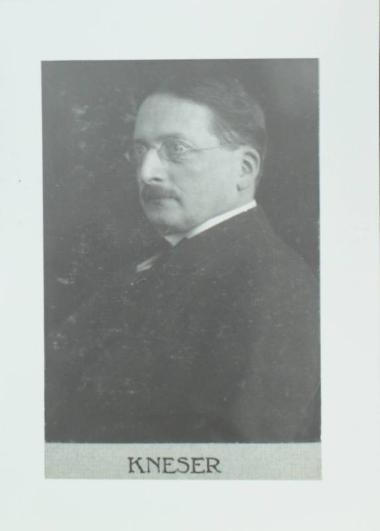 Photograph of the Mathematician Hellmuth Kneser.