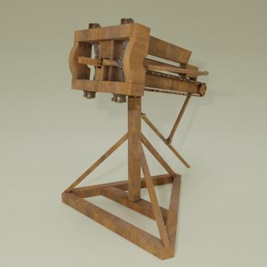 The repeating (“polybolos”) catapult of Dionysius of Alexandria (3rd c. B.C.)