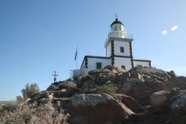 Akrotiri lighthouse, Santorini island