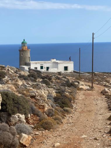 Cape Gria or Achla lighthouse, Andros island