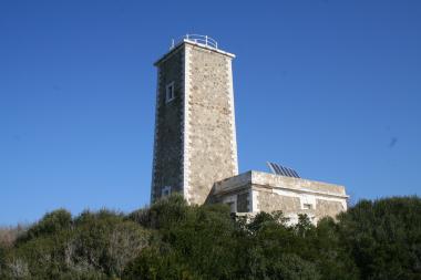The lighthouse on Kafkalida islet, Elis
