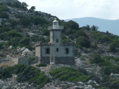 Poros island lighthouse
