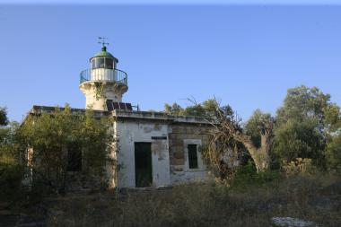 Strogyli lighthouse, Lichades islands.
