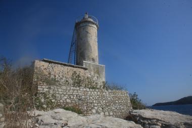 Peristeres island lighthouse, Corfu