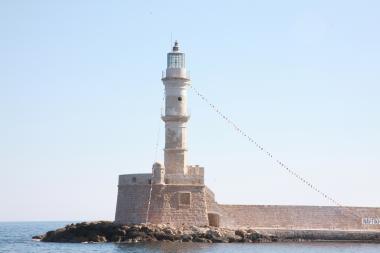 The lighthouse of Chania