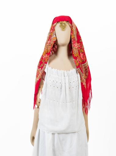 ΚΕΦΑΛΟΔΕΣΜΟΣ ΜΕ ΦΛΟΥΡΙΑ ΠΑΡΑΔΟΣΙΑΚΗΣ ΦΟΡΕΣΙΑΣ ΚΑΒΑΚΛΙΟΥ ΘΡΑΚΗΣ ΓΥΝΑΙΚΕΙΟΣ