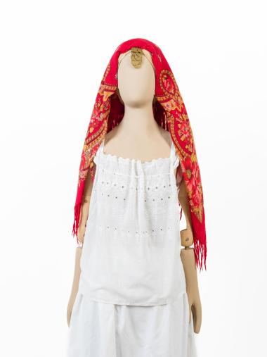 ΚΕΦΑΛΟΔΕΣΜΟΣ ΜΕ ΦΛΟΥΡΙΑ ΠΑΡΑΔΟΣΙΑΚΗΣ ΦΟΡΕΣΙΑΣ ΚΑΒΑΚΛΙΟΥ ΘΡΑΚΗΣ ΓΥΝΑΙΚΕΙΟΣ