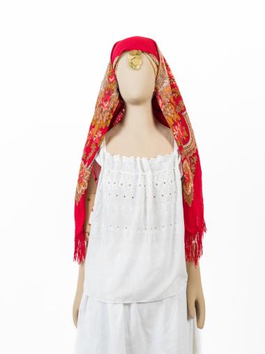 ΚΕΦΑΛΟΔΕΣΜΟΣ ΜΕ ΦΛΟΥΡΙΑ ΠΑΡΑΔΟΣΙΑΚΗΣ ΦΟΡΕΣΙΑΣ ΚΑΒΑΚΛΙΟΥ ΘΡΑΚΗΣ ΓΥΝΑΙΚΕΙΟΣ