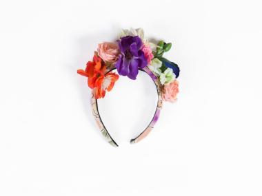 HEADBAND WITH FLOWERS, PART OF THE WOMEN’S TRADITIONAL COSTUME OF DIDYMOTEICHO