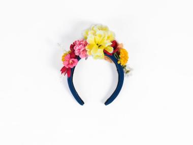 HEADBAND WITH FLOWERS, PART OF THE WOMEN’S TRADITIONAL COSTUME OF DIDYMOTEICHO