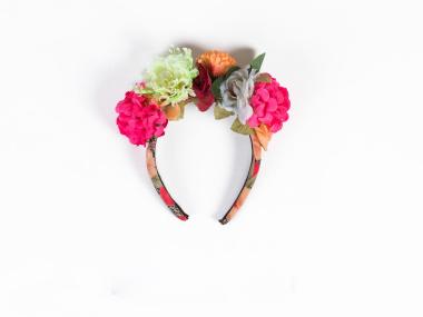 HEADBAND WITH FLOWERS, PART OF THE WOMEN’S TRADITIONAL COSTUME OF DIDYMOTEICHO
