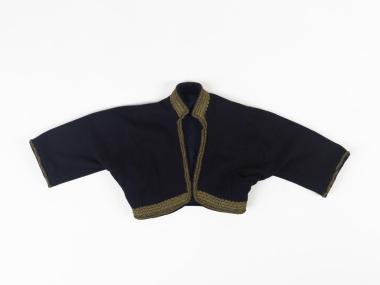 WOMEN’S VEST (KONTOSI) OF THE TRADITIONAL COSTUME OF ALEXANDREIA WITH A BLUE SAYIAS