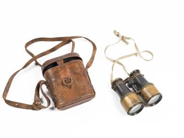 Binoculars with case of the Macedonian Fighter Balitas