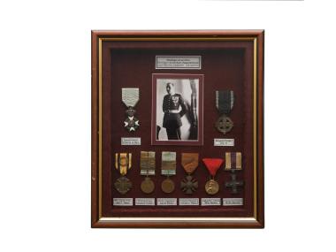 Μετάλλια του Συνταγματάρχη Αλεξάνδρου Ζαφειρόπουλου