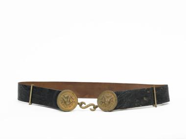 Pavlos Melas’ leather belt