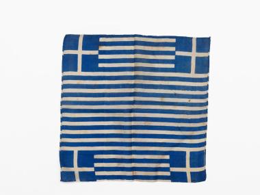 Silk scarf with the Greek flag