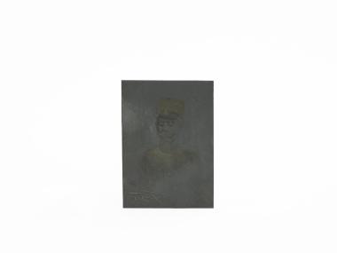 Photographic plate depicting Pavlos Melas