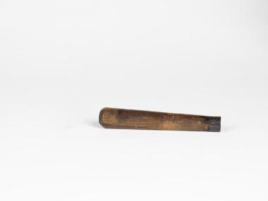 Wooden handle of trench saw