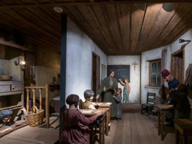 School of the Years of the Macedonian Struggle. Diorama of George Anemogiannis