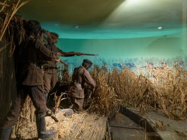 The Swamp of Giannitsa. Diorama of George Anemogiannis
