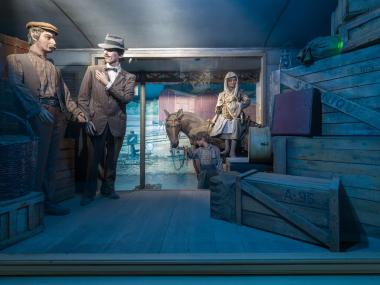 Florina Railway Station. Diorama of George Anemogiannis.