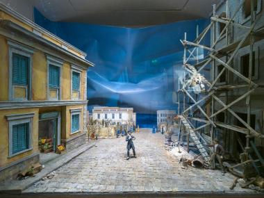 Diorama of George Anemogiannis with the assassination of Theodoros Askitis.