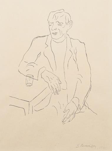 Man in the cafe