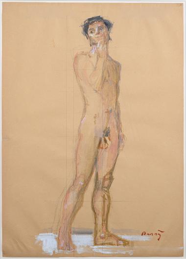 Nude model