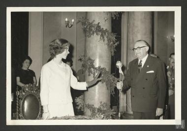 Πριγκίπισσα Ειρήνη και Επαμεινώνδας Πετραλιάς σε εκδήλωση του φιλανθρωπικού ιδρύματος 