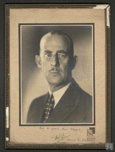 Πρίγκιπας Ανδρέας με ιδιόχειρη αφιέρωση στον Θάνο Πετραλιά