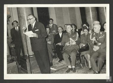 Επαμεινώνδας Πετραλιάς, εκφωνεί ομιλία  σε εκδήλωση του φιλανθρωπικού ιδρύματος 