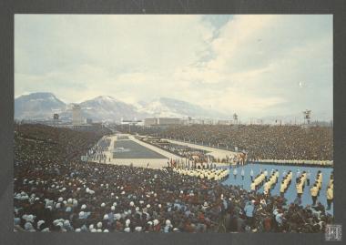 Carte postale των Χειμερινών Αγώνων Grenoble 1968