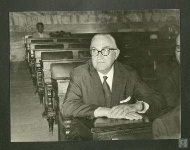 Ο Επαμεινώνδας Πετραλιάς στην Γερουσία της Βουλής