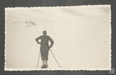 Επαμεινώνδας Πετραλιάς, σε χιονοδρομικούς αγώνες