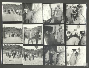 Επίσκεψη του Πρίγκιπα Κωνσταντίνου και του  Πρίγκιπα Γεωργίου Γουλιέλμου του Αννόβερου στις υπό κατασκευή εγκαταστάσεις της Διεθνούς Ολυμπιακής Ακαδημίας στην Αρχαία Ολυμπία