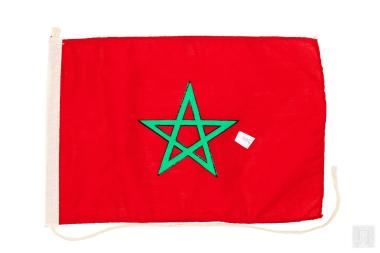 Σημαιάκι Μαρόκου (κόκκινο με πράσινο αστέρι)