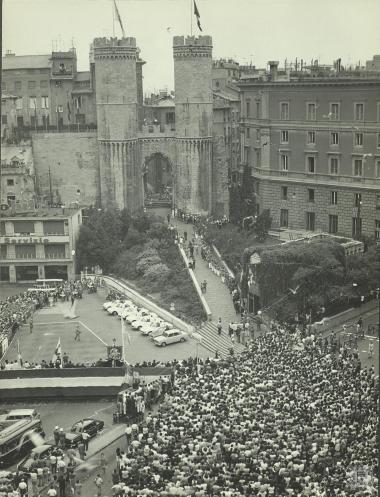 Στιγμιότυπο από την Λαμπαδηδρομία της Ολυμπιακής Φλόγας στο Μεξικό