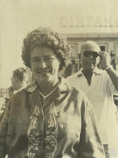 Η Βασίλισσα Φρειδερίκη στους Ολυμπιακούς Αγώνες στην Ρώμη