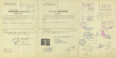 Ειδικό Υπηρεσιακό Διαβατήριο Επαμεινώνδα Πετραλιά