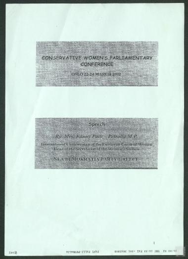 Conservative Women's Parliamentary Conference