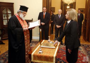 Η Φάνη Πάλλη-Πετραλιά ορκίζεται Υπουργός Εργασίας