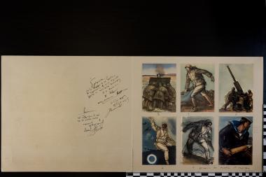 Δοκίμιο εικονογράφησης Cart postal πολεμικής θεματολογίας