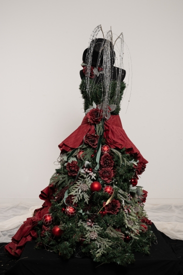 Costume 6 of Primadonna from an earlier operatic and theatrical production of Thessaloniki's Music Hall