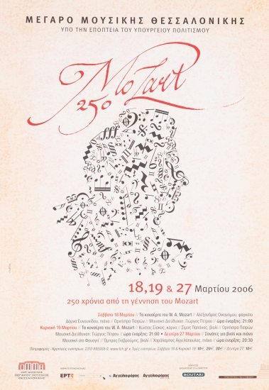 Αφίσα Για Τα 250 Χρόνια Από Τη Γέννηση Του Mozart
