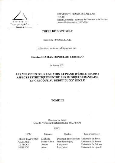 These de doctorat (t. 3): 