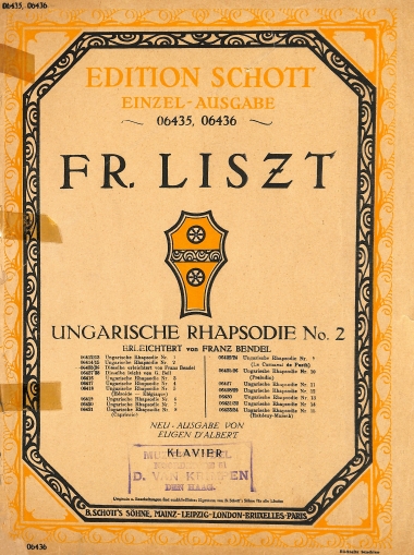 Fr. Liset: ungarische rhapsodie no. 2