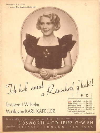 Ich hab amal a rauschetl g' habt