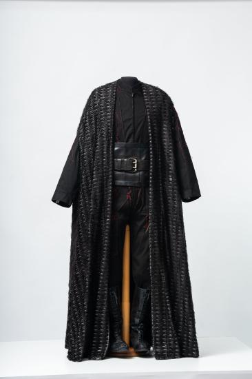 Ανδρικό κοστούμι μάλλινο με πλεκτή μπέρτα