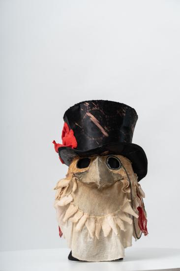 Κάλυμμα κεφαλής με μάσκα κεφάλι κόκορα