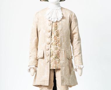 Παλτό σακάκι ανδρικό από μπροκάρ με ανάγλυφα σχέδια